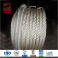 Nylon polyamide 6 strand marine  mooring rope twisted rope